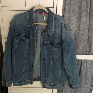 Free People oversized Denim Jacket